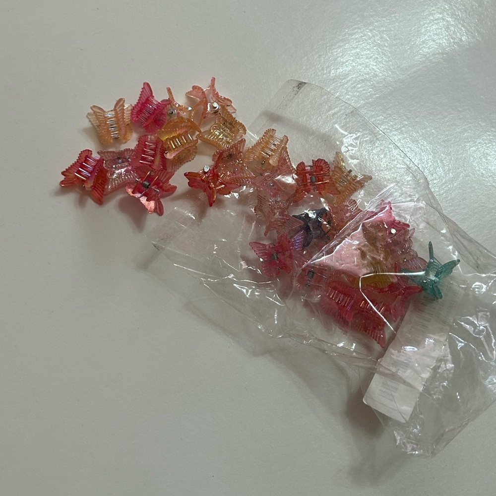 Colorful Butterfly Hair Clips for Kids